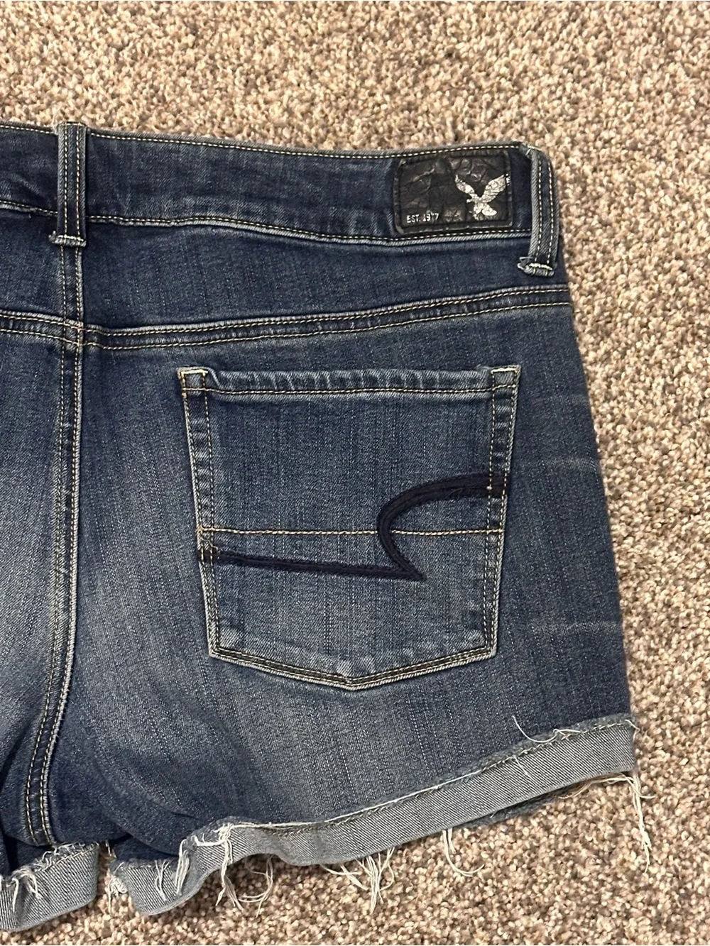 American Eagle Outfitters Super Stretch Shortie Jeans Shorts